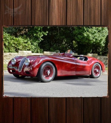 Металлическая табличка Jaguar XK120 LT2 Alloy Roadster